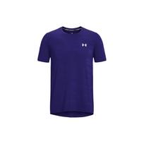 Under Armour T Shirts Men's Sonar Blue Crew Neck Moderate Straight Fit 1373726-468 M
