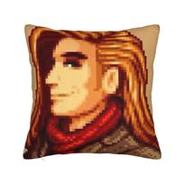 Game Stardew Valley Pillowcase Printed Polyester Cushion Cover Decorations Throw Pillow Case Cover Home Zipper 40X40Cm Peach skin 18*18(CM)-1Pcs