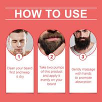 Hoegoa Beard Oil, Beard Oil, Collagen Promotes Growth And Moisturizes Beard Thickening one size