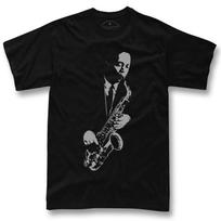 Jazz T-Shirt Sax Saxophone Classic Music John Coltrane Hawkins Hodges Tee XS