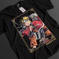 Naruto Shirt Kurama TShirt Uzumaki Tshirt Anime Minato Top Boruto Unisex Tee S