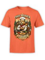 Dam Good Chef Beaver Tshirt Unisex S