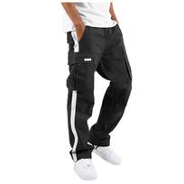 Vyriškos kelnės „Regular Fit Cargo“ kelnės, „Jogging Cargo Pants“ skydinės kišeninės kelnės M balta