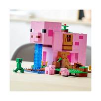 Minecraft Kiaulės Namo Kaladėlės su Figūrėlėmis Gyvūnų Statybos Žaislai