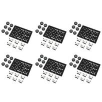 A84E-6X V-Slot Gantry Plate Set 20-80Mm With V-Slot Solid V Wheel POM Kit For Profiles CNC Machine Part 3D Printer Parts juoda