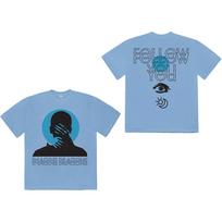 Men's Imagine Dragons Follow You (Back Print) Slim Fit T-shirt XX-Large Blue M