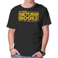 Unisex Crew Neck T-Shirt The Return Of The Books Graphic Short Sleeve Casual Tee XXL