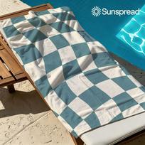 Wavy Checks Quick Drying Bath Towel Microfiber beach towel light weight swimming camping yoga beach out 50x100cm