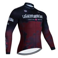 2026 Tour De Giro D'ITALIA Autumn MTB Bicycle Clothing Road Men Clothes Breathable Spring Bike Shirt Long Sleeve  Cycling Jersey Asian size-S
