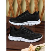 Mesh breathable casual sports shoes soft sole comfortable outdoor running shoes fashionable versatile white shoes women 37 juoda
