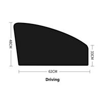 1S Magnetic Car Curtains Car Sun Shade Uv Protection Car Window Sunshade Cover Window Mesh Sun Visor Summer Protection Film