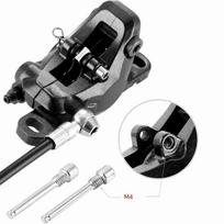 2 Sets Titanium Alloy Disc Brake Caliper Bolts M4 Threaded Caliper Screws  for Mountain Bike sidabras