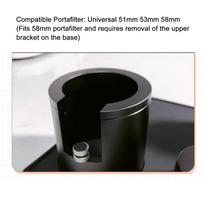 Aluminum Alloy Tamper Stand Adjustable Tamping Station Portafilter Holder  For Espresso Machine juoda