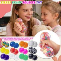 Mini Squishy Stress Balls Set Rainbow Squeeze Ball EDC Toy Sensory Fidget Toy Durable Non-Toxic Squeeze Balls Relief Stress One Size