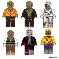 Building block zombie legion Resident Evil military special forces humanoid zombie mini-character toys, birthday gifts dolls lol