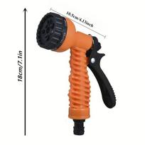 8 Modes Garden Water Spray Gun Adjustable Hose Nozzle Heavy Duty For Watering Plants Car Washing Cleaning Household Irrigation