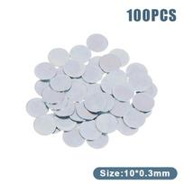 50/100pcs Ultra-Thin Galvanized Round Iron Sheets for Crafting