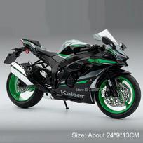 1:9 ZX-10R GSX-1000R Motociklų žaislinių modelių lydinio liejiniai garsas šviesa amortizacija priekinio rato vairavimo ornamentas Motociklai gray