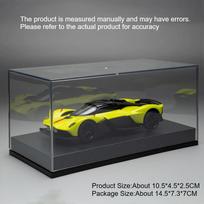 1:43 Valkyrie Alloy Sports Car Model Diecast Miniature Toy Doors Opened Rubber Tire Metal Body Vehice Birthday Gift for Children geltona