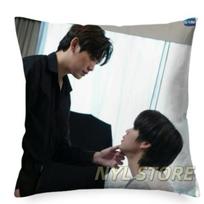 Bounprem Boun Noppanut Prem Warut Double-Sided Printing Pillowcase Thai Tv Revamp The Series Home Sofa Car Decor Cushion Cover Peach skin 18*18(CM)-1Pcs