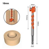 1/5 vnt 16-25 mm pailginti Forstner antgalio sraigto grąžtus medienos skylių pjūklas Medienos apdirbimo atidarytuvas Medinis vyrių pjaustytuvas 18mm geltona