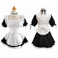Anime Yosuga no Sora COSPLAY Kasugano Haruka COS Helovinas Cosplay Lolita tarnaitės apranga + prijuostė + rankovės + galvos apdangalas + kaklo apranga xxxl
