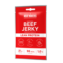 The Meat Makers vytinta jautiena su pipirais, 40 g.