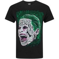 Suicide Squad The Joker Face Men's T-Shirt (S) S juoda