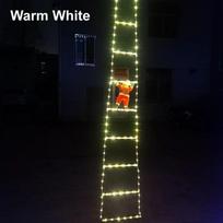 LED Christmas Ladder Lights Santa Claus Doll String Atmosphere Decoration Light for Indoor Outdoor Home Garden Christmas Decor USB Version