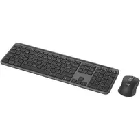 Logitech Signature Slim Combo MK950 – belaidis klaviatūros ir pelės rinkinys – pilno dydžio – Bluetooth 5.1 LE – AZERTY – prancūziškas išdėstymas – grafitas (920-012485)