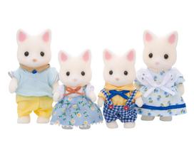 Sylvanian Families Doll Set Cat ST Mark Ages Toy Sylvanian Epoch [Silk Family] FS-12 Certified, 3+, Dollhouse, Families, Co., Ltd.