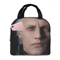 Devil May Cry 5 - Vergil Poster Insulated Lunch Bag for Kids School Cooler Thermal Food Box Tote Portable Lunch Boxes Container One Size