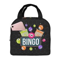 Come For Bingo Game Insulated Lunch Bag for Women Office Cooler Thermal Food Box Tote Leakproof Lunch Boxes Container One Size