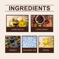 Caffeine Eye  Mildly Moisturizes And Tightens Eye Skin Tender Hydrating And Caring one size