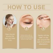 Jaysuing Caffeine Eye Cream Mild Moisturize Massage Eye Area Boost Collagen Elasticity Rejuvenate Roller Ball Eye Care Cream one size
