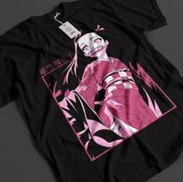 Demon Slayer Shirt Nezuko TShirt Tanjiro KNY Anime Zenitsu Top Akaza Muzan Tee S
