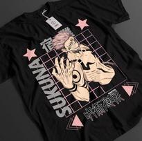 Jujutsu Kaisen Shirt Sukuna TShirt Gojo Itadori Megumi Top JJK Anime Unisex Tee S