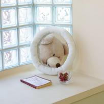 Ormi Ash Mirror Interior Cushion Wall Mirror Clean White