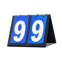 Tabletop Scoreboard Flippers Tabletop Scoring Board Sports Competition Score Board Flippers for Indoor Outdoor Sports mėlyna