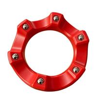 Light weight Bowling Ball Rotating Stand Smooth 360 Degrees Rotating Spinners for Easy Grinds and Polishing raudona