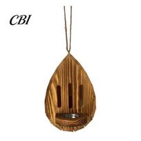 House Feeder Included Wooden Butterfly for Outside, Teardrop-Shaped Garden Habitat and with Moth Hanging Rope, Natural Insect Hotel Butterflies, 1 Set brown