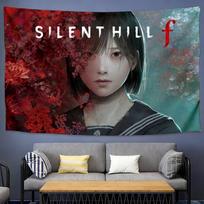 Heather Mason Silent Hill 3 Tapestry, Official Art Of Iconic Short Hair Protagonist For Horror Game Fan Room 40X60cm