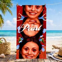 Pearl A24 Towel Microfiber Beach Towel, Quick-Dry, Sand-Free, Ultra-Fine Fiber, Super Soft. 60x35CMSYJ60