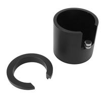 Black Color Tamper Stand Aluminum Alloy Coffee Machine Accessory Tamping Station  For Home Barista juoda
