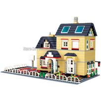 755pcs Large Garden Villa Doll House Architecture Building Blocks Toy