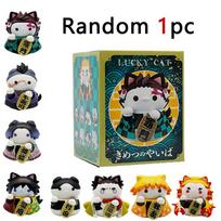 NEW Demon Slayer Anime Figure Toy-Kimetsu No Yaiba MEGA CAT PROJECT Tanjiro Nidouzi Inosuke Zenizu Figurine Model Doll Gift