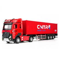 1/50 Metalo liejimo konteinerių sunkvežimis Transporto automobilio modelis Lydinio statybinis transporto sunkvežimis Transporto priemonė Puspriekabė Automobilio modelis Vaikų žaislas