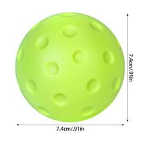 1PC Silent Pickleball Indoor Entertainment Silent Practice Ball PU Foam High Bounce Resistance Not Disturbing People