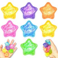 Glitter Star Squishy Ball: Maltose Texture Slow Rebound Squeeze Toy, Aesthetic Taba Stress Ball, Office Relief Fidget, New