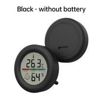 High Precision Round Led Digital Thermo-Hygrometer Indoor Thermometer Hygrometer Temperature Sensor Tester Hygrometer Detector